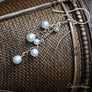 14K Gold & Freshwater Pearls 3-Pearl Drop Earrings - OutOfAsia